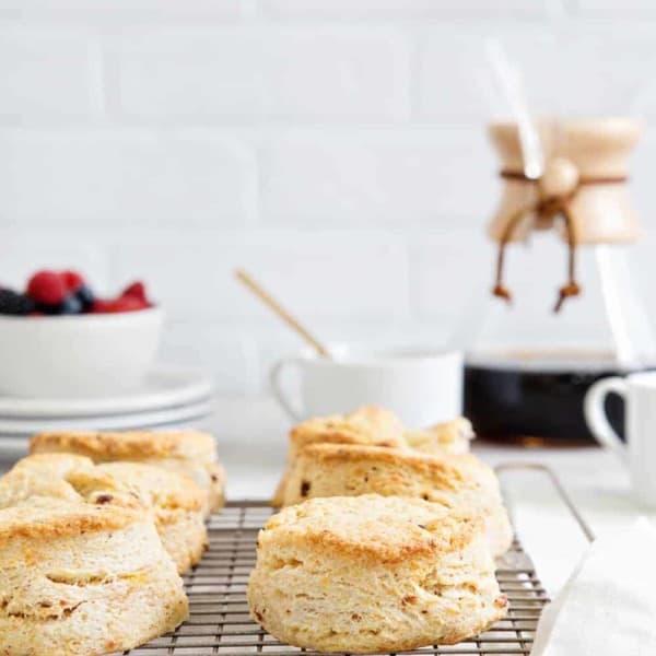 Bacon Cheddar Biscuits are tender, flaky, and full of flavor. Serve them up for breakfast, brunch and even dinner.